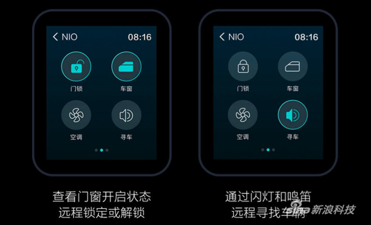 小米手表控制汽车