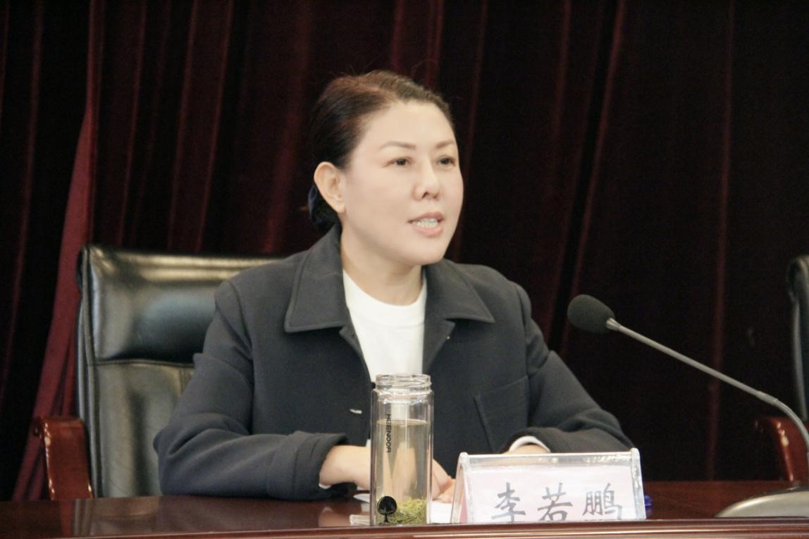 省商务厅党组成员,副厅长李若鹏讲话会上,国家开发银行河南分行,中国