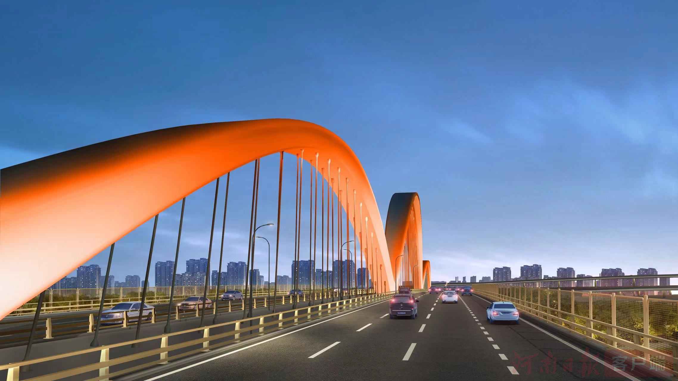 今天郑州彩虹桥开始横移拆解施工