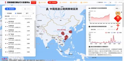 2022年春节期间十大拥堵高速路段
