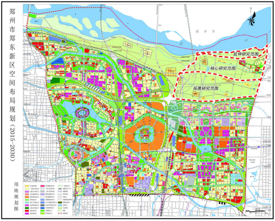 郑东新区 平面图图片