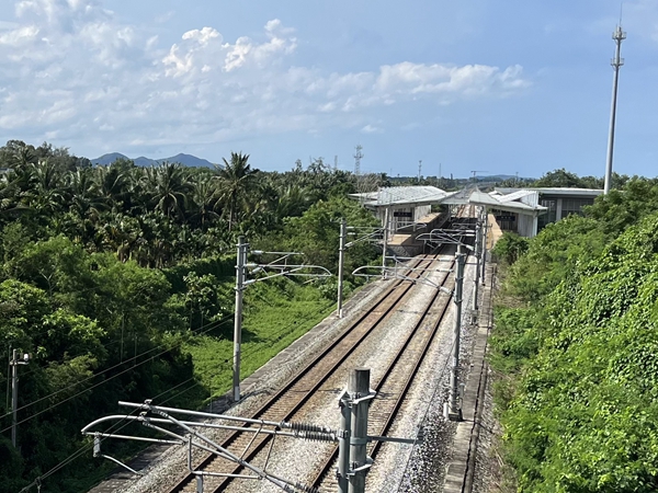 和乐站在一片绿野之中，高铁带来的交通便利作用十分显著。摄影/林春挺